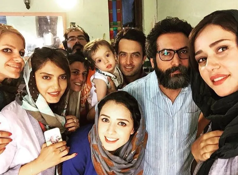 عکسی دیده نشده از ترانه علیدوستی مصطفی زمانی و پریناز ایزدیار