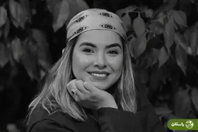 (عکس) خواهر بهنام بانی با دستمال سر در پشت صحنه تئاتر