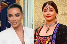 (عکس) کیم کارداشیان محوِ زیبایی آیشواریا ملکه زیبایی هند