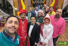 ویدئویی از پشت صحنه سریال جوکر؛ علی اوجی، الیکا عبدالرزاقی، نیکی مظفری، امین زندگانی، نرگس محمدی و..