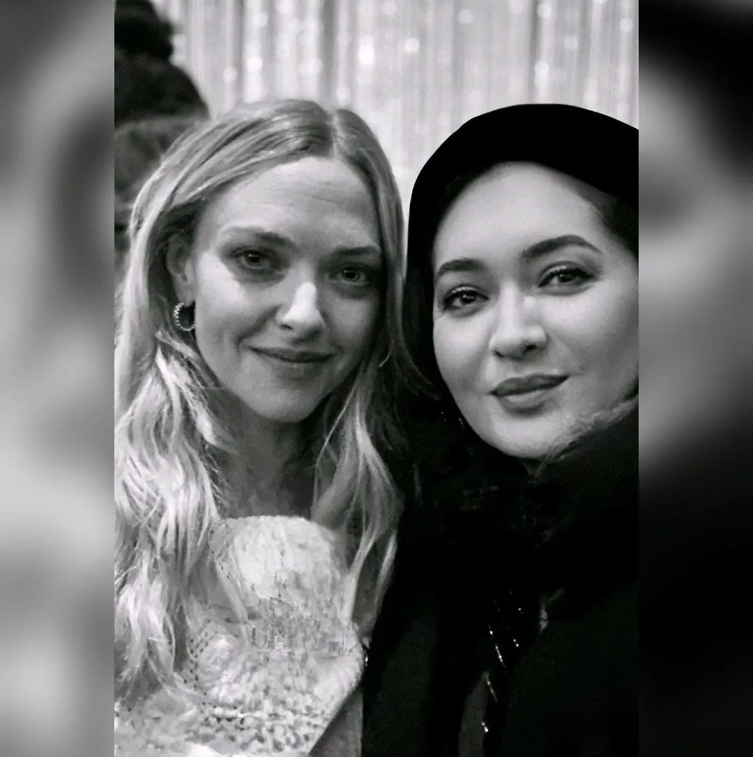 نیکی کریمی در کنار بازیگر مشهور هالیوود