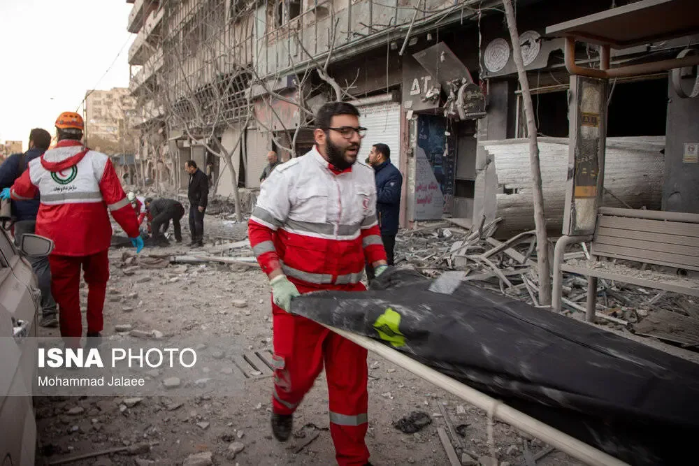 تصاویر حمله به تهران