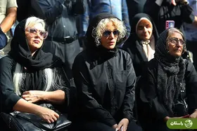 (ویدئو) نماز خواندن و گریه‌های بی‌امانِ شراره رخام در خاکسپاری امید جهان