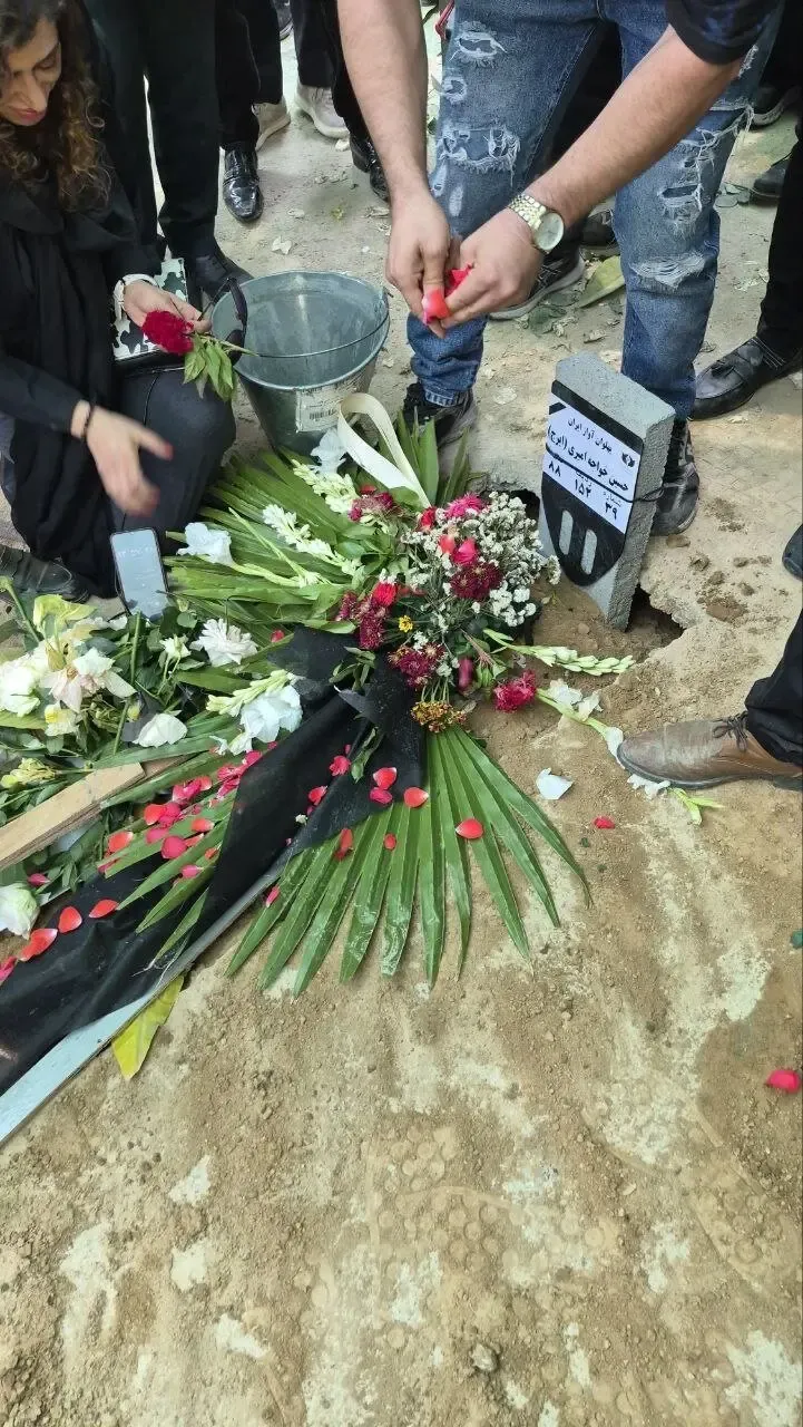تصویر مزار ایرج خواننده مشهور