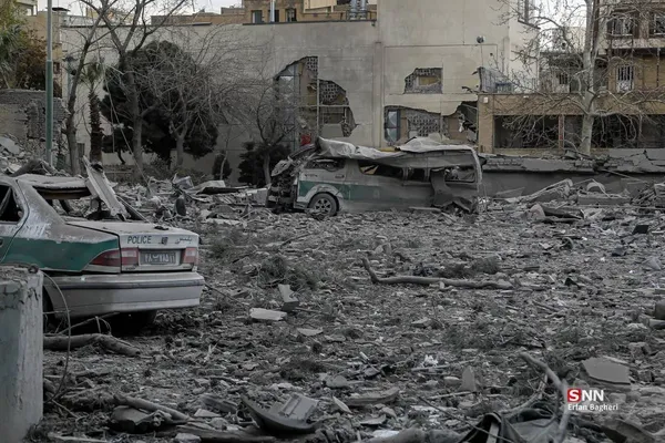 خسارات حمله به خیابان مطهری