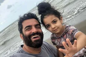 عکس جالبی که منوچهر هادی از دخترش منتشر کرد