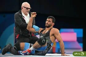 فیلم کامل مبارزه تلخ و دردناک حسن یزدانی در فینال المپیک پاریس