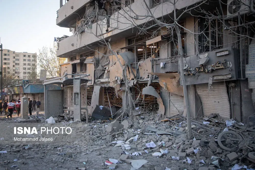 تصاویر حمله به تهران