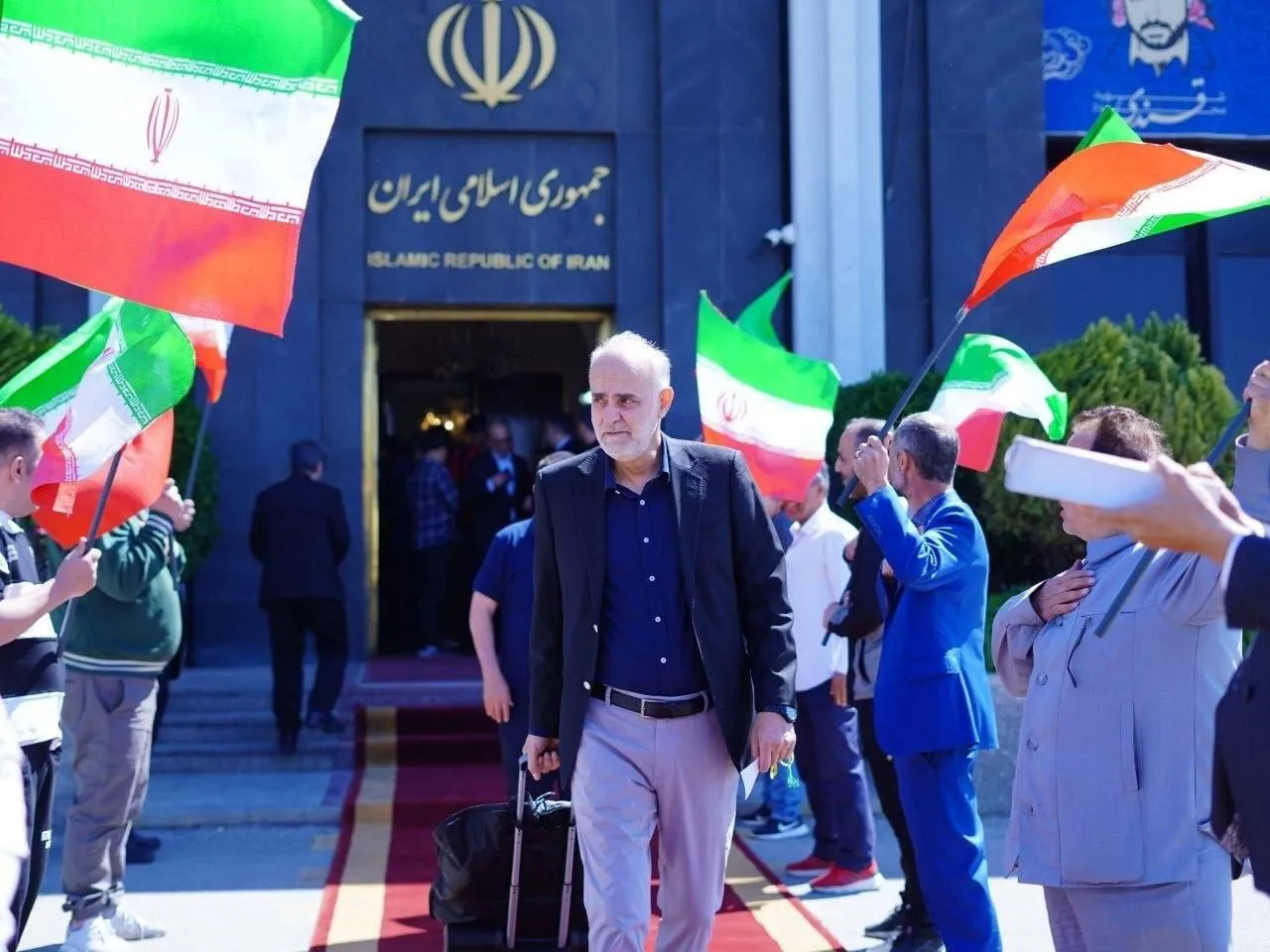 تیم ملی فوتبال ایران راهی ترکیه شد تیم ملی فوتبال ایران راهی ترکیه شد
