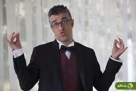 (تصاویر) تونل زمان؛ پژمان جمشیدی، ساعد سهیلی و مانی حقیقی در پشت صحنه «۵۰ کیلو آلبالو»؛ سال ۱۳۹۴