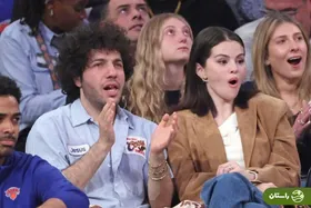 تصاویر | عاشقانه‌های سلنا گومز و بنی بلانکو در حاشیه بازی بسکتبال