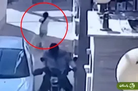 (ویدئو) لحظه سرقت گوشواره دختر بچه ۸ ساله