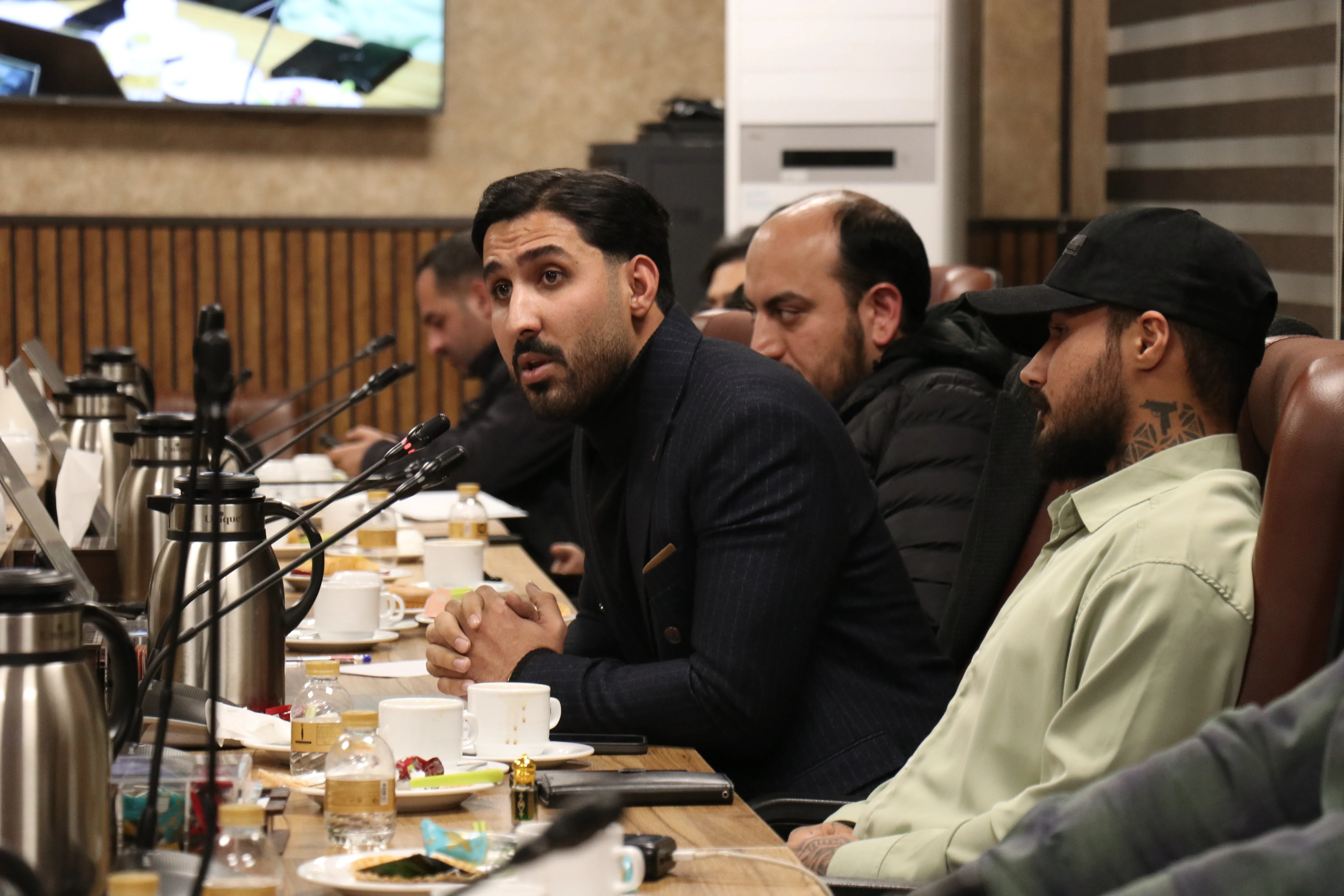 محسن افشانی بازیگر در یک مراسم دولتی محسن افشانی بازیگر در یک مراسم دولتی