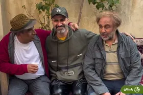 ویدئو | نصرالله رادش در پشت صحنه سریال رضا عطاران