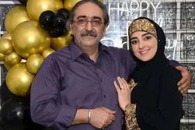 خانم مجری تلویزیون عکس خصوصی شوهرش را منتشر کرد!