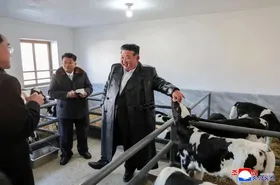 (ویدئو) افتتاح مزرعه دامپروری توسط رهبر کره شمالی