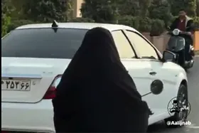 (ویدئو) موتور سواری خانم چادری در خیابان‌های تهران!