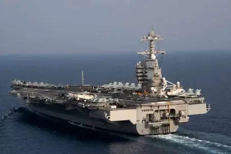 ناو هواپیمابر «جرج اچ. دبلیو. بوش»؛ سومین ناو هواپیمابر آمریکا به خاورمیانه وارد شد