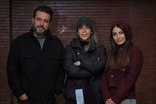 (عکس) استایل زمستانی محسن کیایی و سمیرا حسن‌پور در تئاتر