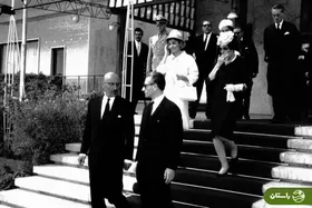 عکس | تونل زمان؛ استقبال «شاه و فرح» از ظاهرشاه و همسرش ملکه حمیرا در سال ۱۳۴۲