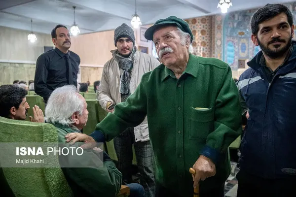 بازیگران پیشکسوت در مراسم یادبود عنایت بخشی