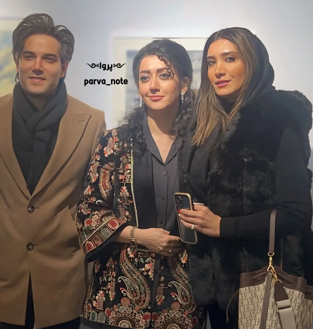 نیکی مظفری در نمایشگاه نقاشی بهار نوروزپور