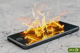 عکس | بلایی عجیبی که یک گوشی موبایل سر پراید آورد