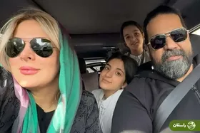 عکس خانوادگی جدید رضا صادقی؛ همسر و دخترانش
