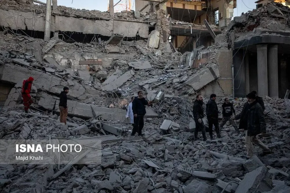 تصاویر حمله به تهران