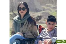 عکس | برادر معلول الهه حسین‌نژاد در اولین جلسه محاکمه قاتل خواهرش