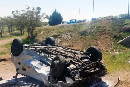 سقوط پژو ۲۰۶ جان راننده زن جوان را گرفت