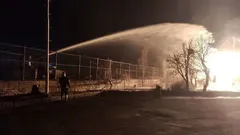 آتش‌سوزی گسترده در نزدیکی پالایشگاه تبریز