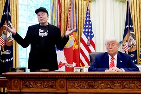 (ویدئو) دونالد ترامپ و ایلان ماسک دوباره به هم برگشتند!