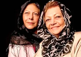 (عکس) تونل زمان؛ «ثریا قاسمی» در جوانی در آغوش مادرش «حمیده خیرآبادی»