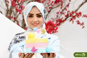 عکس |‌ جشن تولد ۳۶ سالگی مبینا نصیری مجری تلویزیون با حضور همسرش