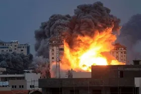 (ویدئو) انفجار مهیب در صداوسیمای سنندج