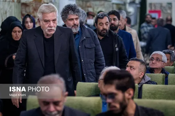 بازیگران پیشکسوت در مراسم یادبود عنایت بخشی