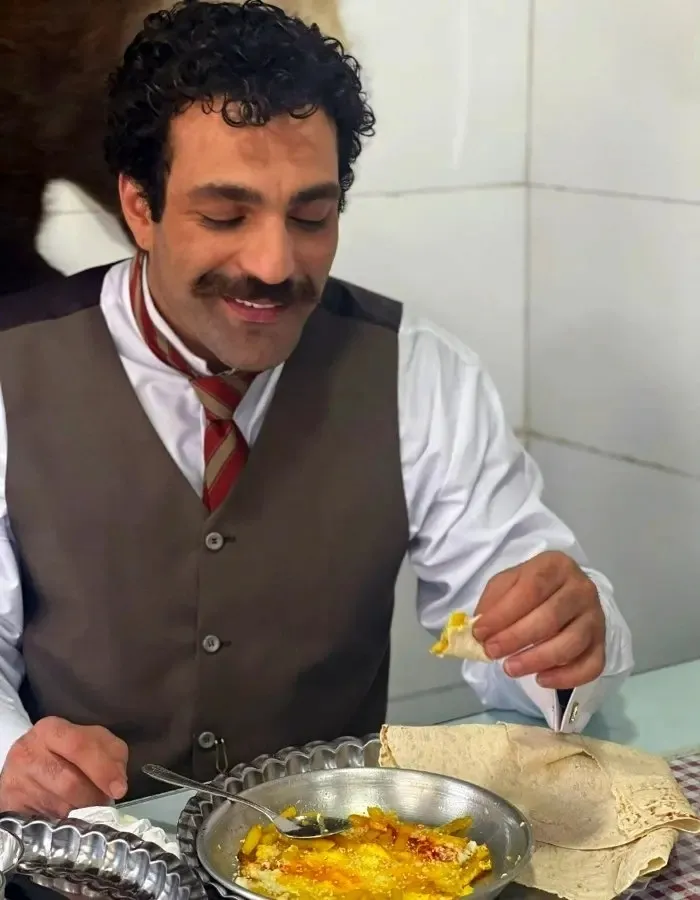 حمید صفت در پشت صحنه سریال بامداد خمار