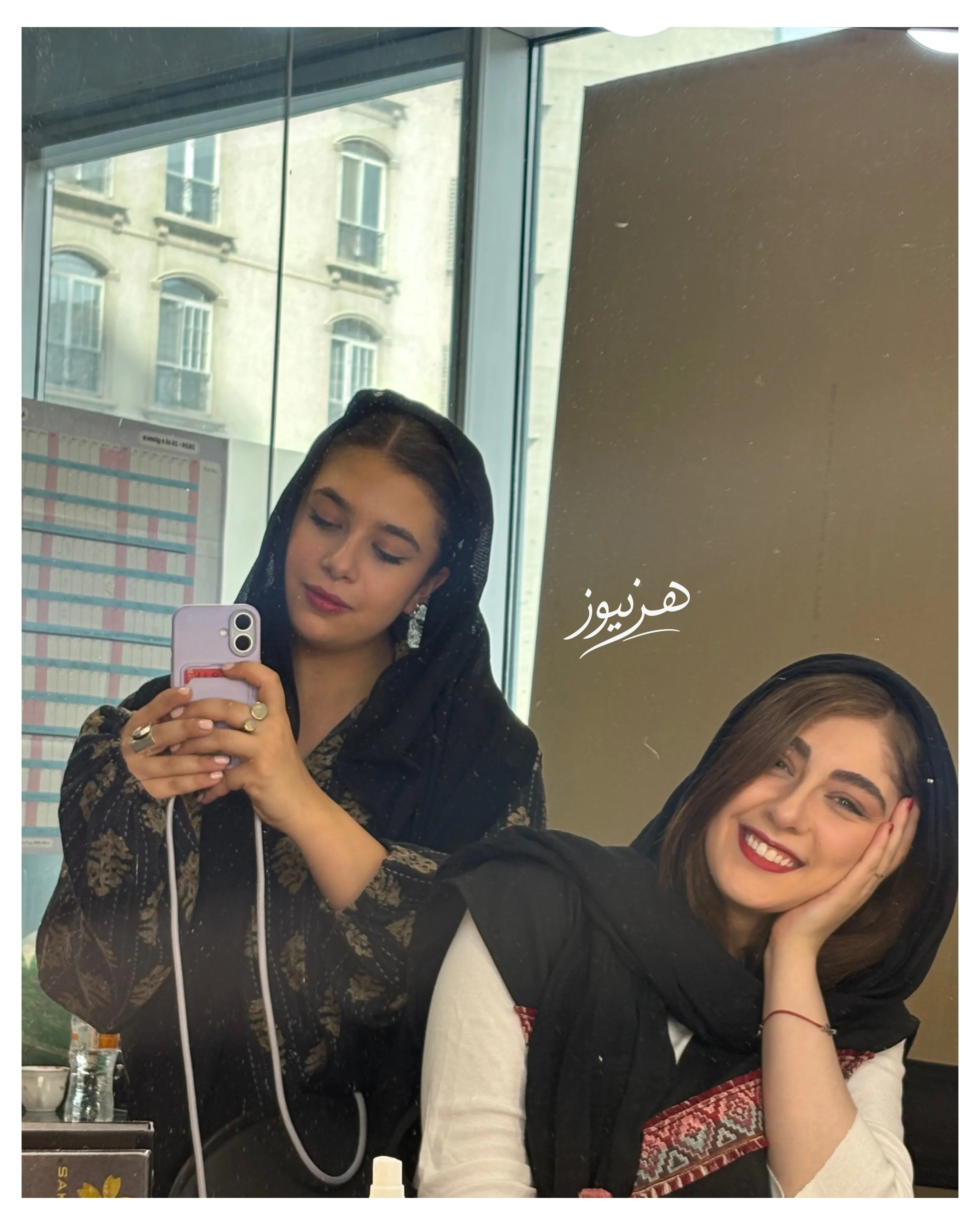 نفس بازغی در سریال مو به مو نفس بازغی در سریال مو به مو