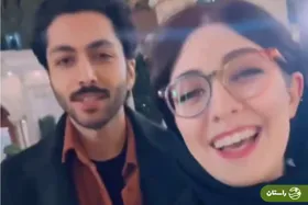 ویدئو | دیدار کراش العالمین، کیسان دیباج و الیکا ناصری؛ عروس و داماد سریال گردن‌ زنی