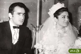 عکس | تونل زمان؛ گوگوش ۱۷ ساله با لباس عروس در کنار مادر شوهرش؛ سال ۱۳۴۶
