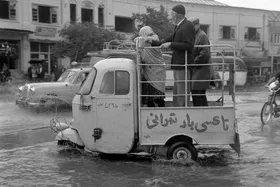 خاطرات یخبندان ایران در آذر ۱۳۵۴