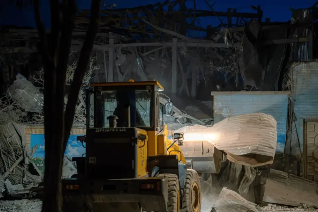 حمله هوایی به یک مدرسه در خمین