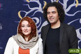 تصاویر | الهام طهموری و همسرش در اکران باغ کیانوش
