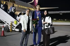 آرین سلیمی پس از دو طلای مهم ازدواج کرد؛ کوثر اساسه همسر آرین سلیمی کیست؟!