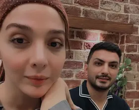 عکس| عاشقانه خاص یاسمنِ لحظه گرگ‌و‌میش برای همسرش