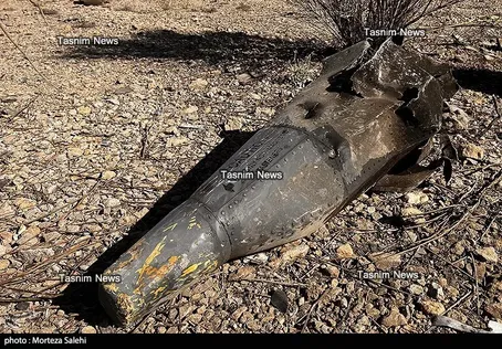 تصاویر | جنگنده ساقط‌ شده آمریکایی در مرکز ایران