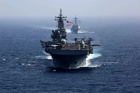 ویدیوی خبرگزاری فارس درباره نحوه حمله ایران به ناو آبراهام لینکلن