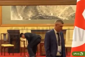 (ویدئو) تیم حفاظت رهبر کره‌شمالی تمام آثار او را پاک کردند