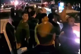 (ویدئو) استقبال گسترده از پیکر صابر کاظمی در زادگاهش آق‌قلا